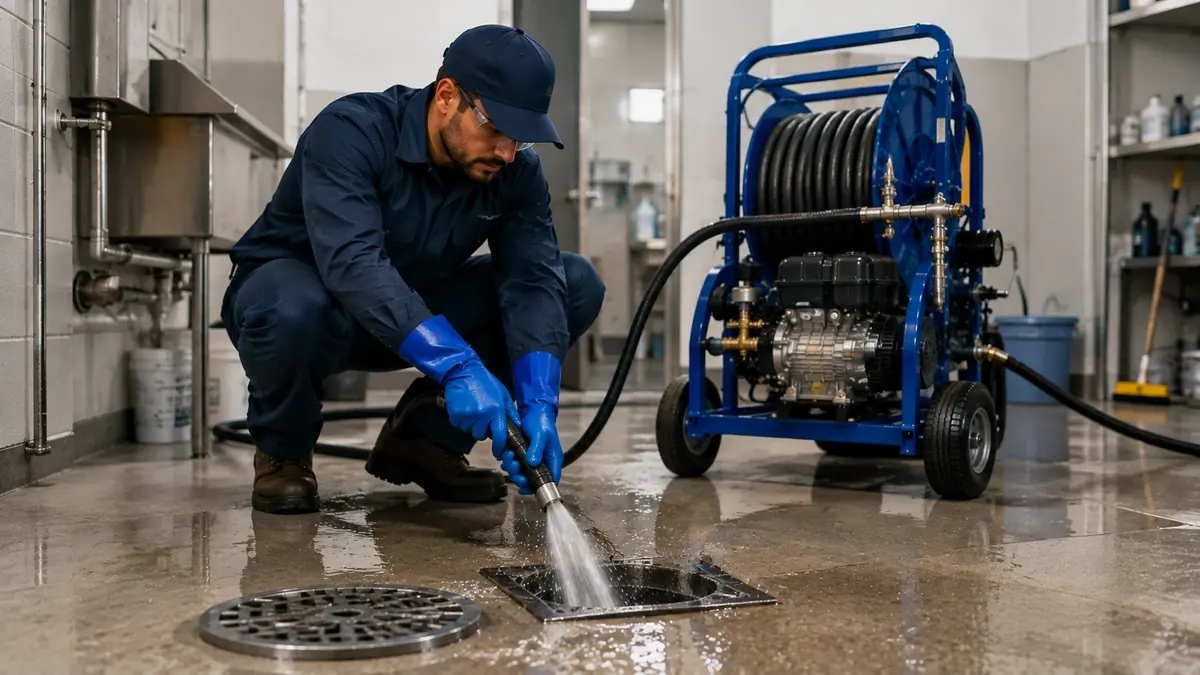 Floor Drain Hydro Jet Cleaning in Carmel By The Sea