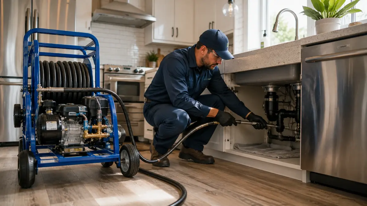 Kitchen Drain Hydro Jetting in Carmel By The Sea