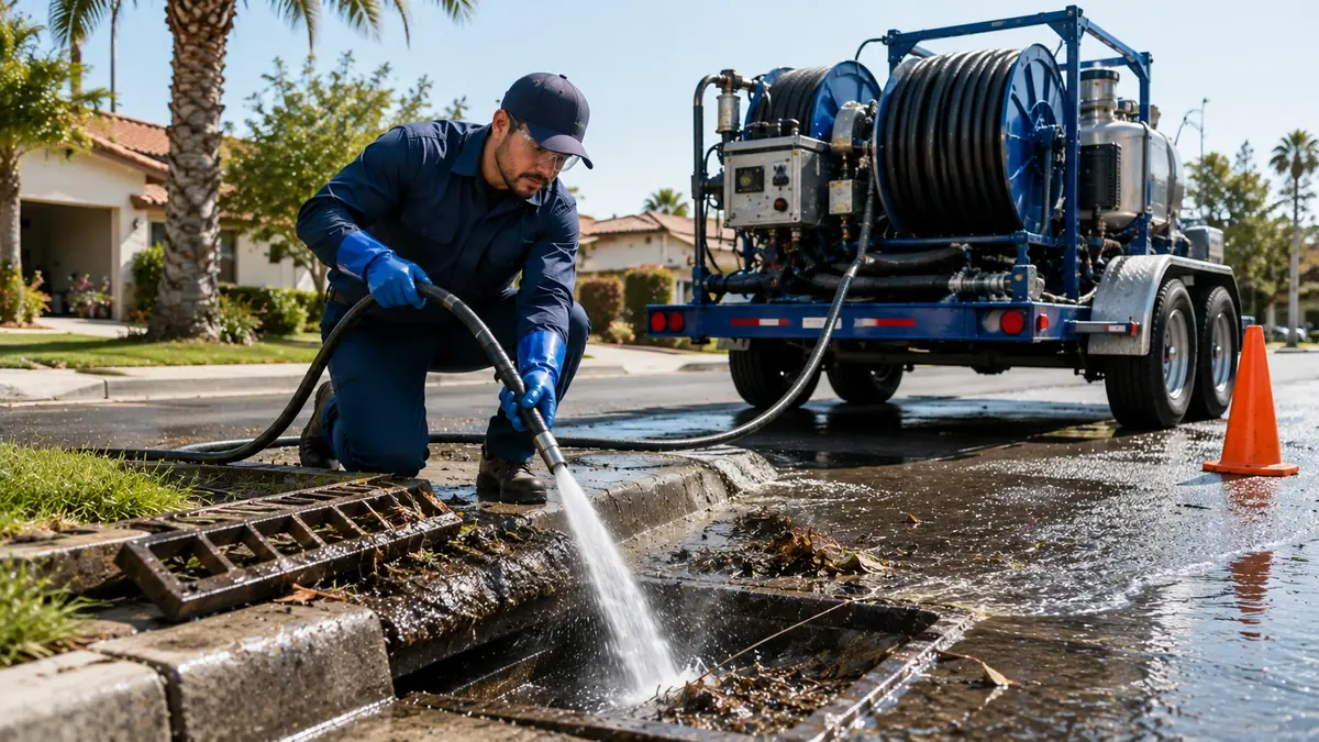Storm Drain Hydro Jet Cleaning in Carmel By The Sea